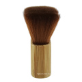 Hair Salon Mini Portable Bamboo Handle Cutting Neck Duster Brush Professional Wooden Neck Brush